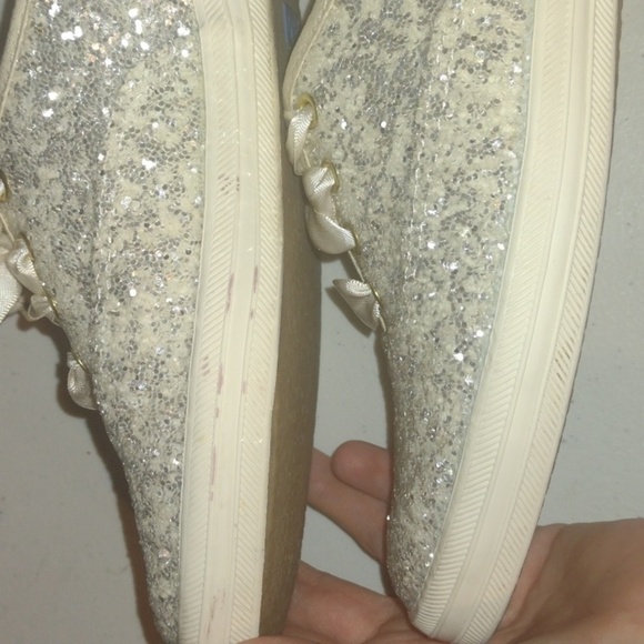 KEDS x Kate Spade Glitter Sneaker, Size 6.5 - Picture 7 of 12
